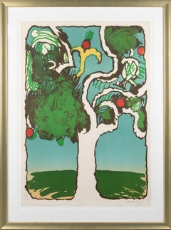 Pierre Alechinsky - Pierre Alechinsky (1927) - Arbre allumé - Colour lithograph on paper - 1975 Pierre Alechinsky (1927) - Arbre allumé - Colour lithograph on paper - 1975