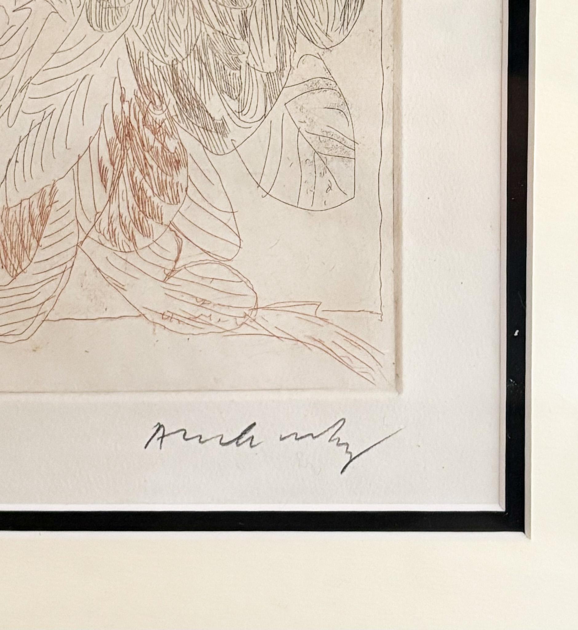 Pierre Alechinsky (1927) - Quelques vieilles lignes - Etching on paper - 1964 For Sale 1