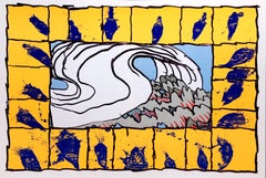 Lithographie de Pierre Alechinsky