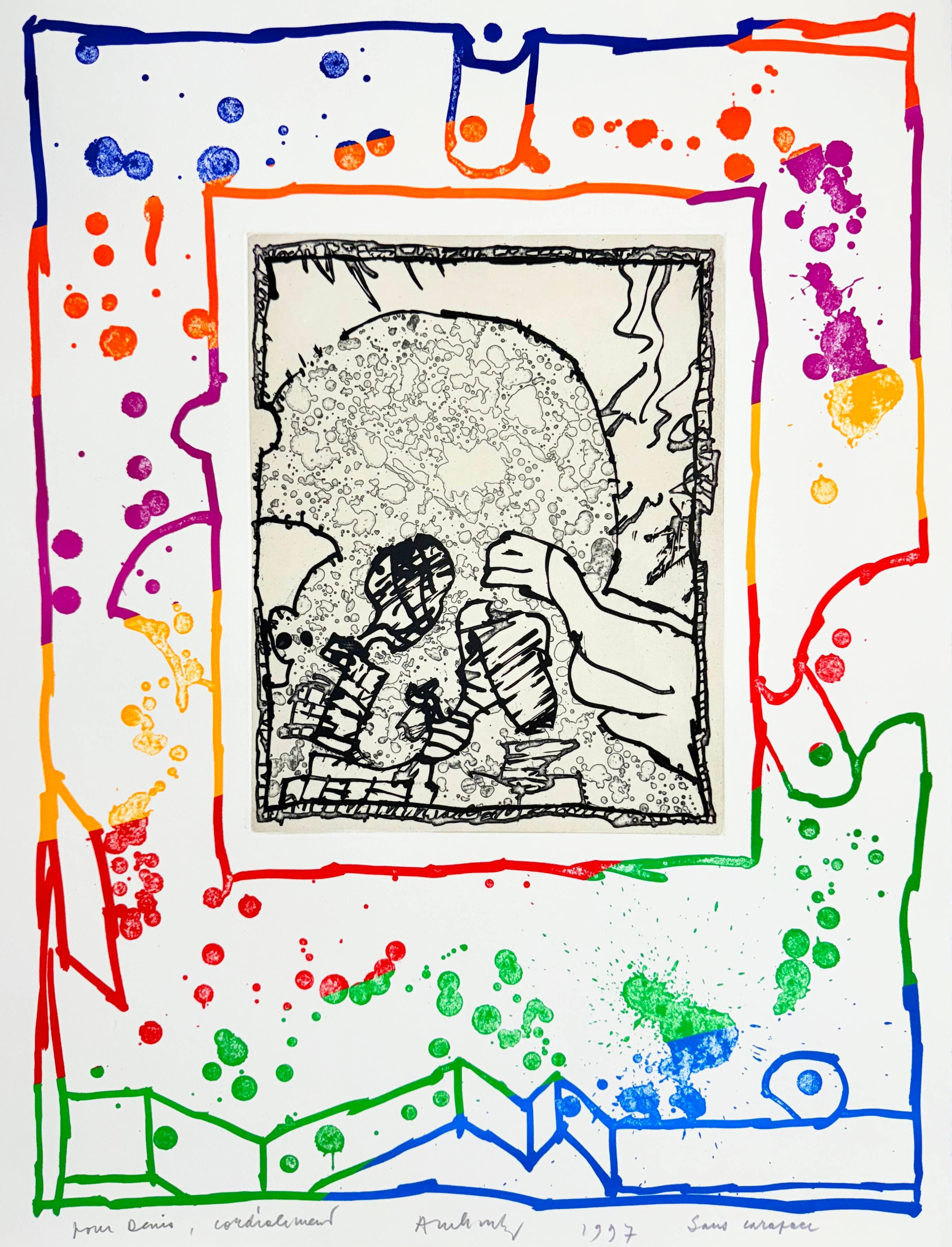 Print Pierre Alechinsky - Sans carapace