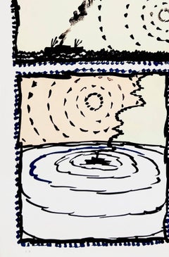 Volturno II, Original Lithograph, Modern, 1989, Signed
