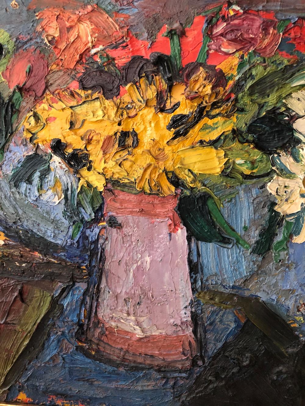 Pierre Ambrogiani (1907-1985) “Bouquets of Flowers” 1957. 
oil on canvas signed and dated lower right.