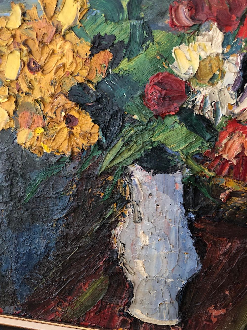Pierre Ambrogiani ‘1907-1985’ “Bouquets of Flowers”, 1957 In Excellent Condition For Sale In Washington Crossing, PA