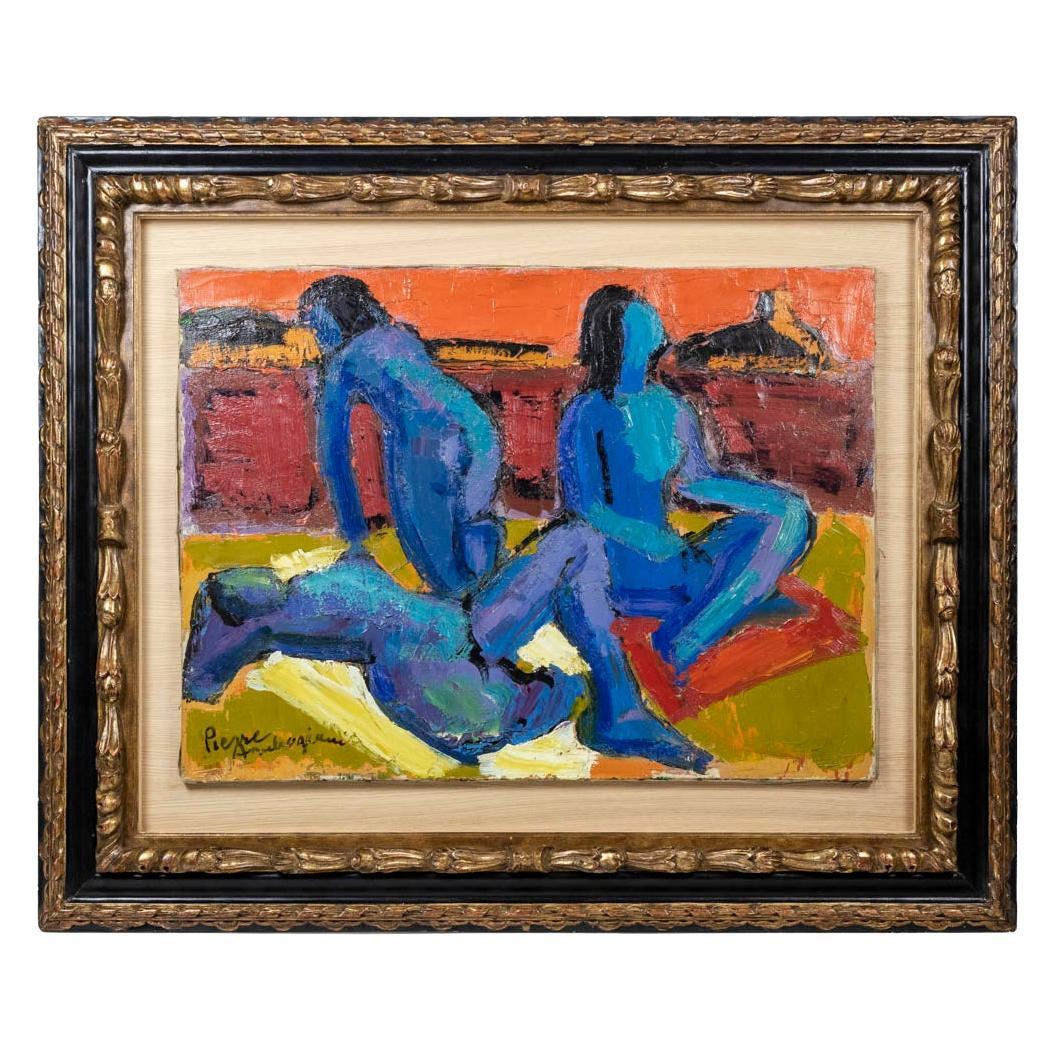 Pierre Ambrogiani, Olio su tela, anni '70