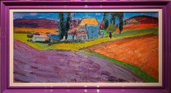 Lavender Fields; Landscape Provençal Pierre Ambrogiani (France, 1905-1985)