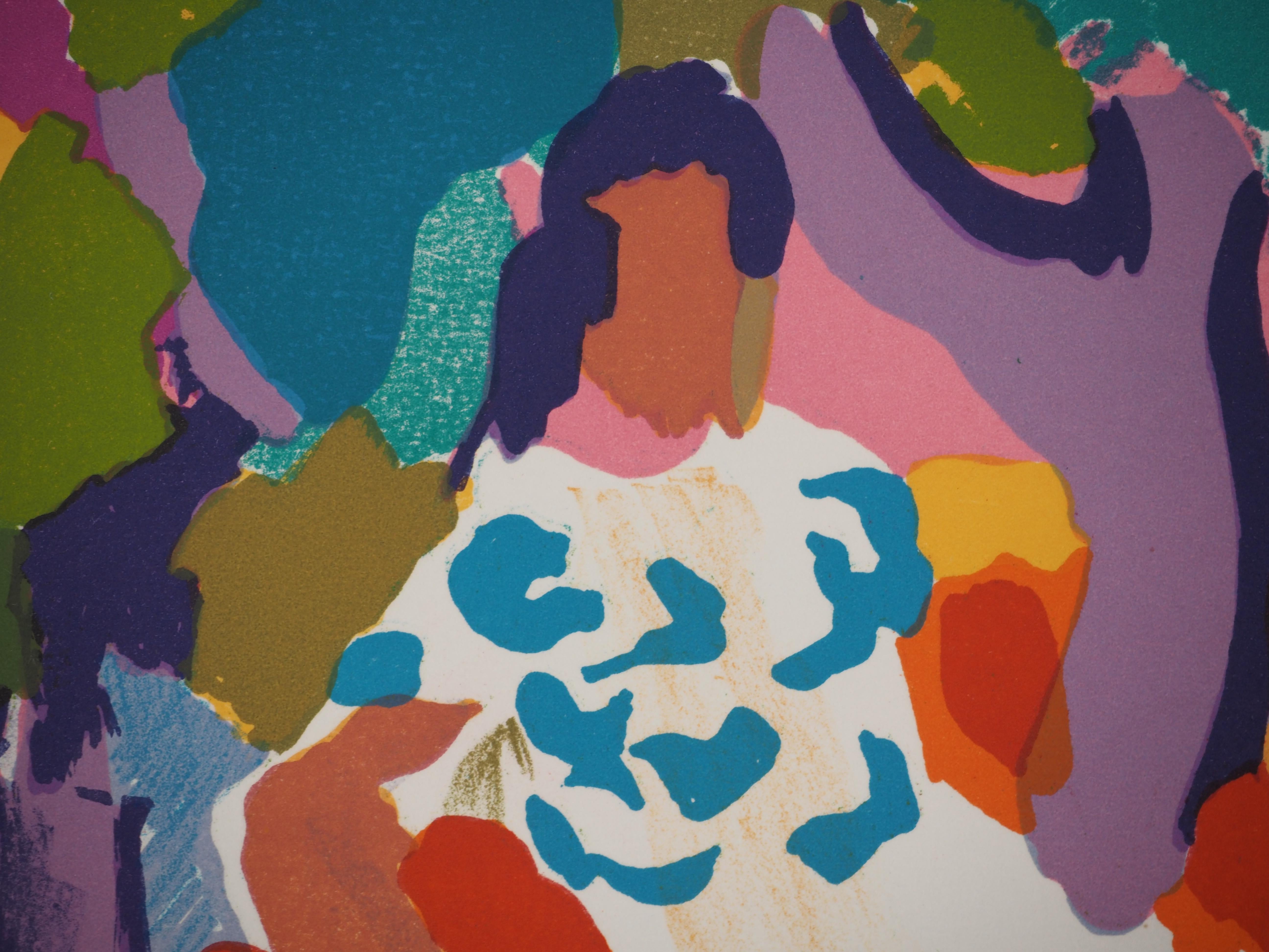 Pierre Ambrogiani (1907-1985)
Cavalcata degli asini, 1974

Litografia originale (Laboratorio Gourdon)
Firmato con il timbro dell'artista
Su Vellum 38 x 28 cm (c. 14,9 x 11 in)

Condizioni eccellenti