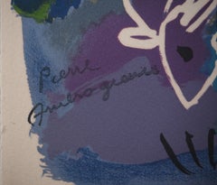 Shepperd in the Moutain - Original Lithograph, SIGNED