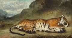 Lying tiger