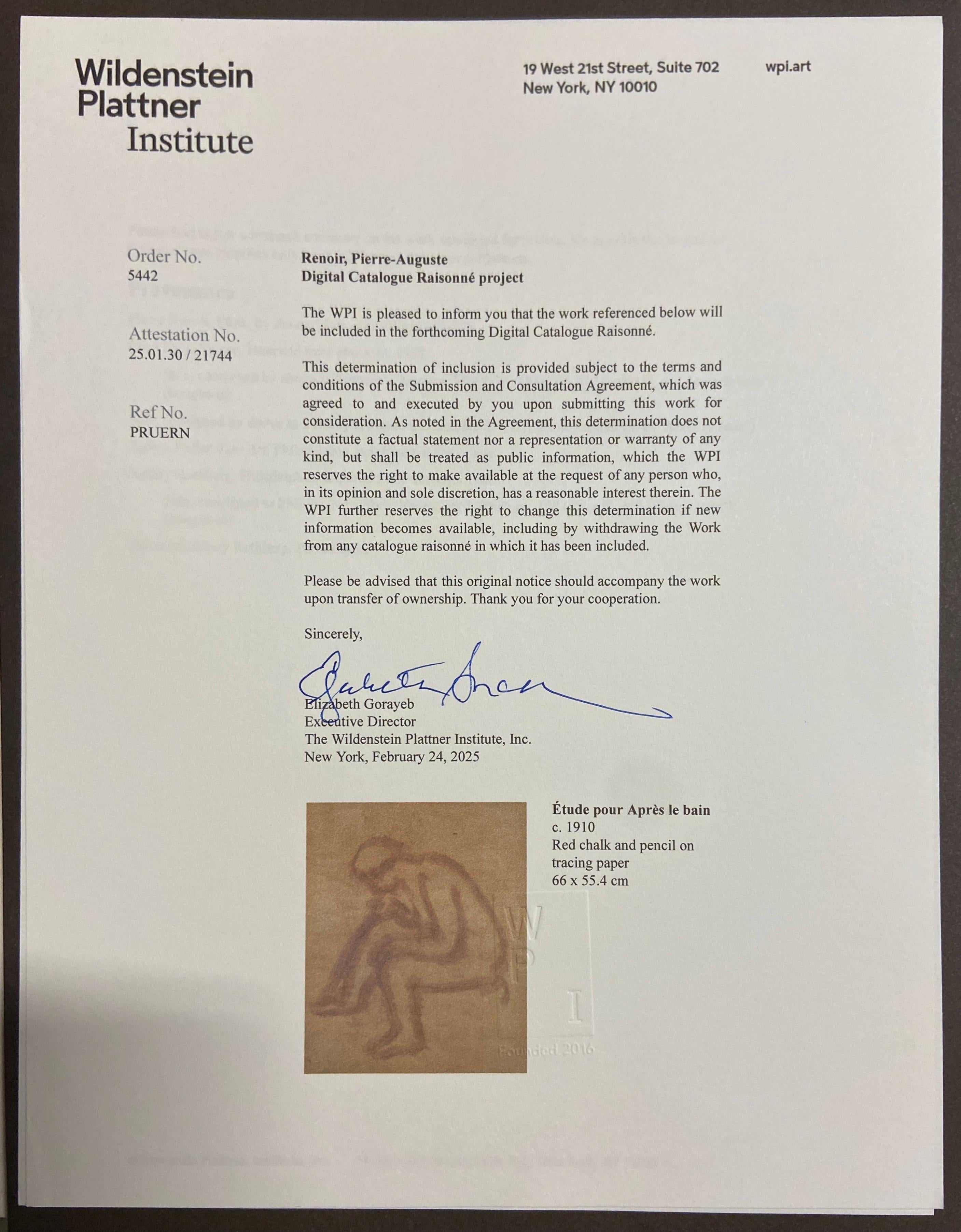 Pierre Auguste Renoir Apres Le Bain For Sale 18