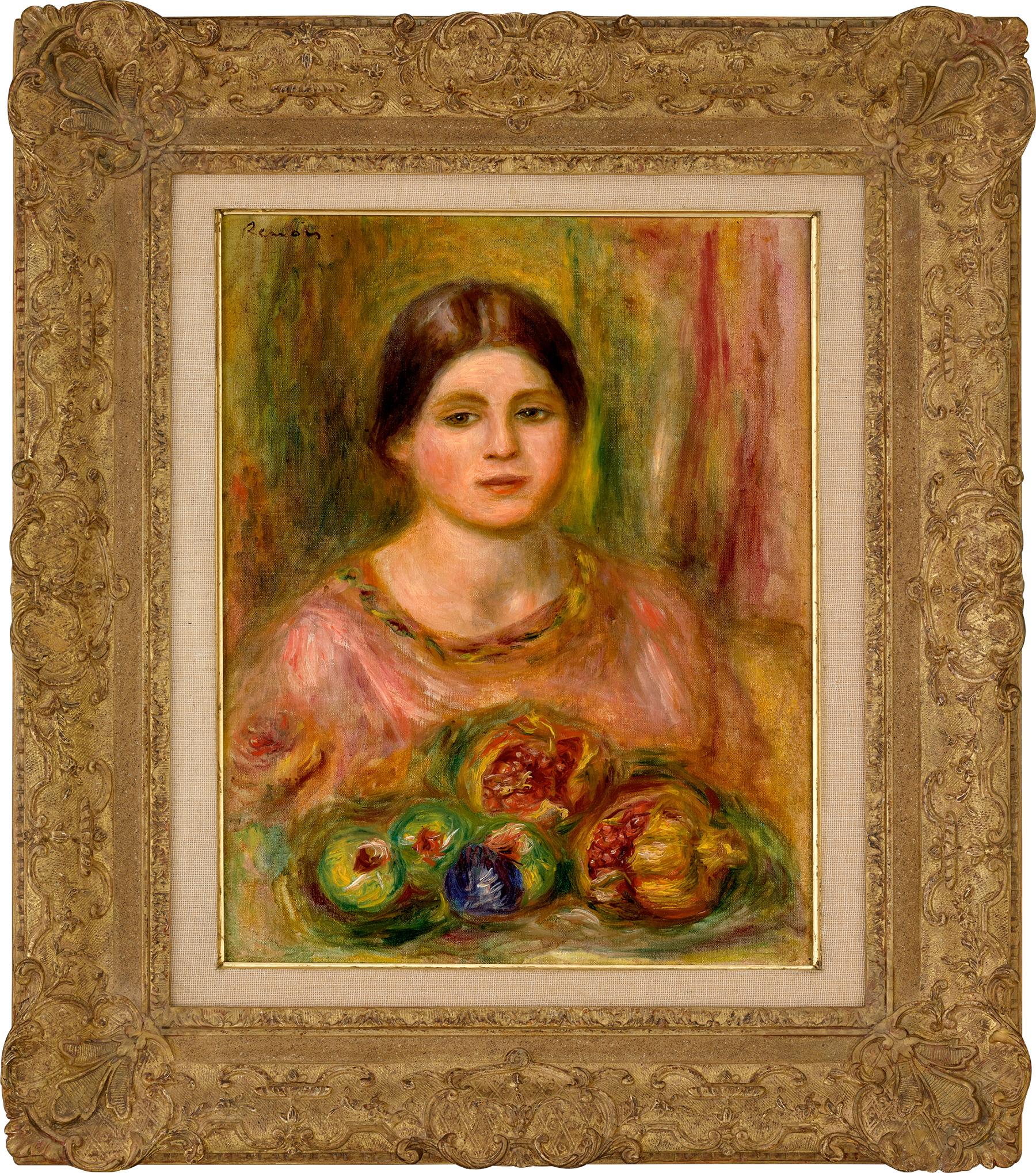 Gabrielle Aux Grenades di Pierre-Auguste Renoir - Painting di Pierre Auguste Renoir