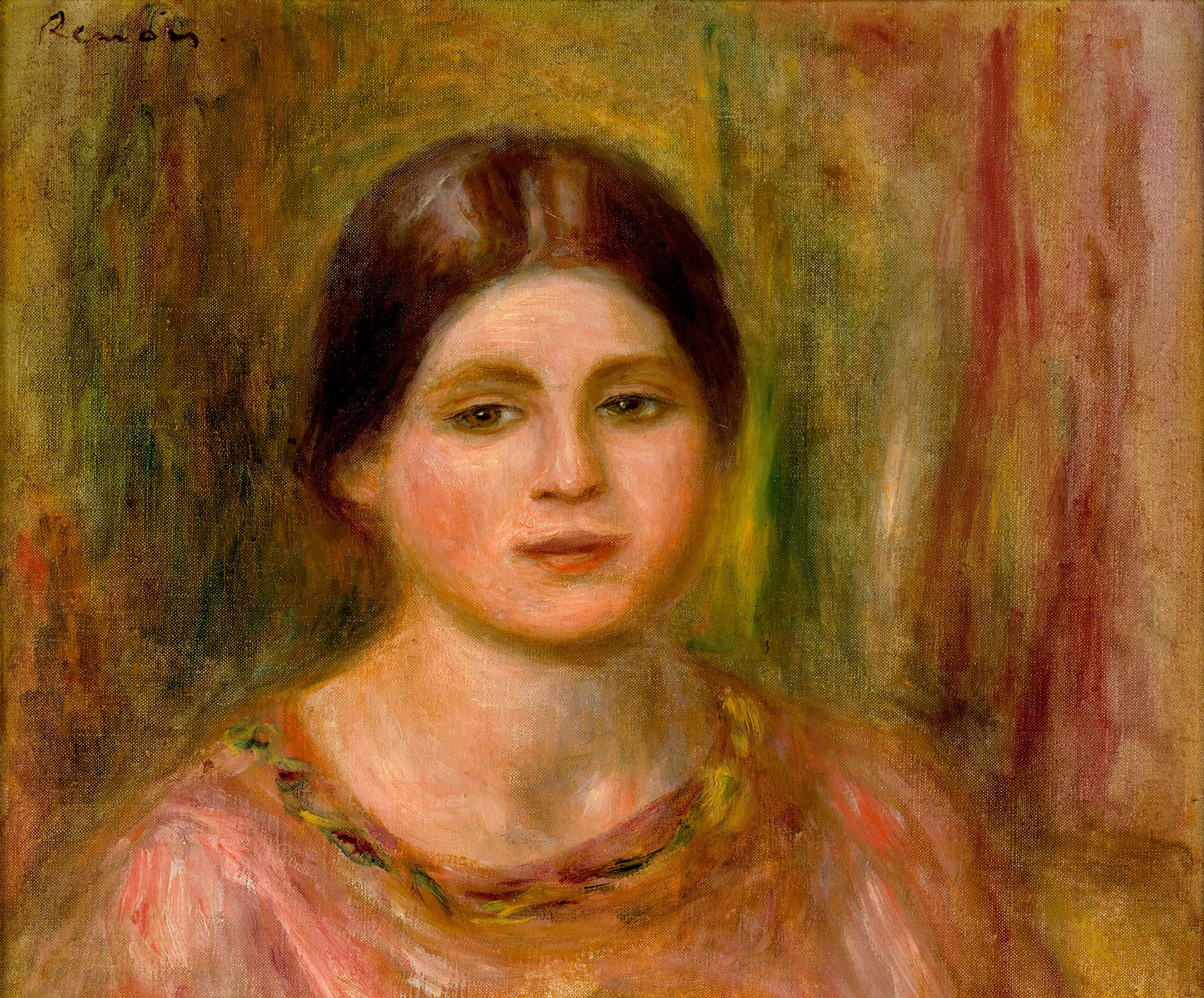 Gabrielle Aux Grenades di Pierre-Auguste Renoir - Painting Impressionismo di Pierre Auguste Renoir