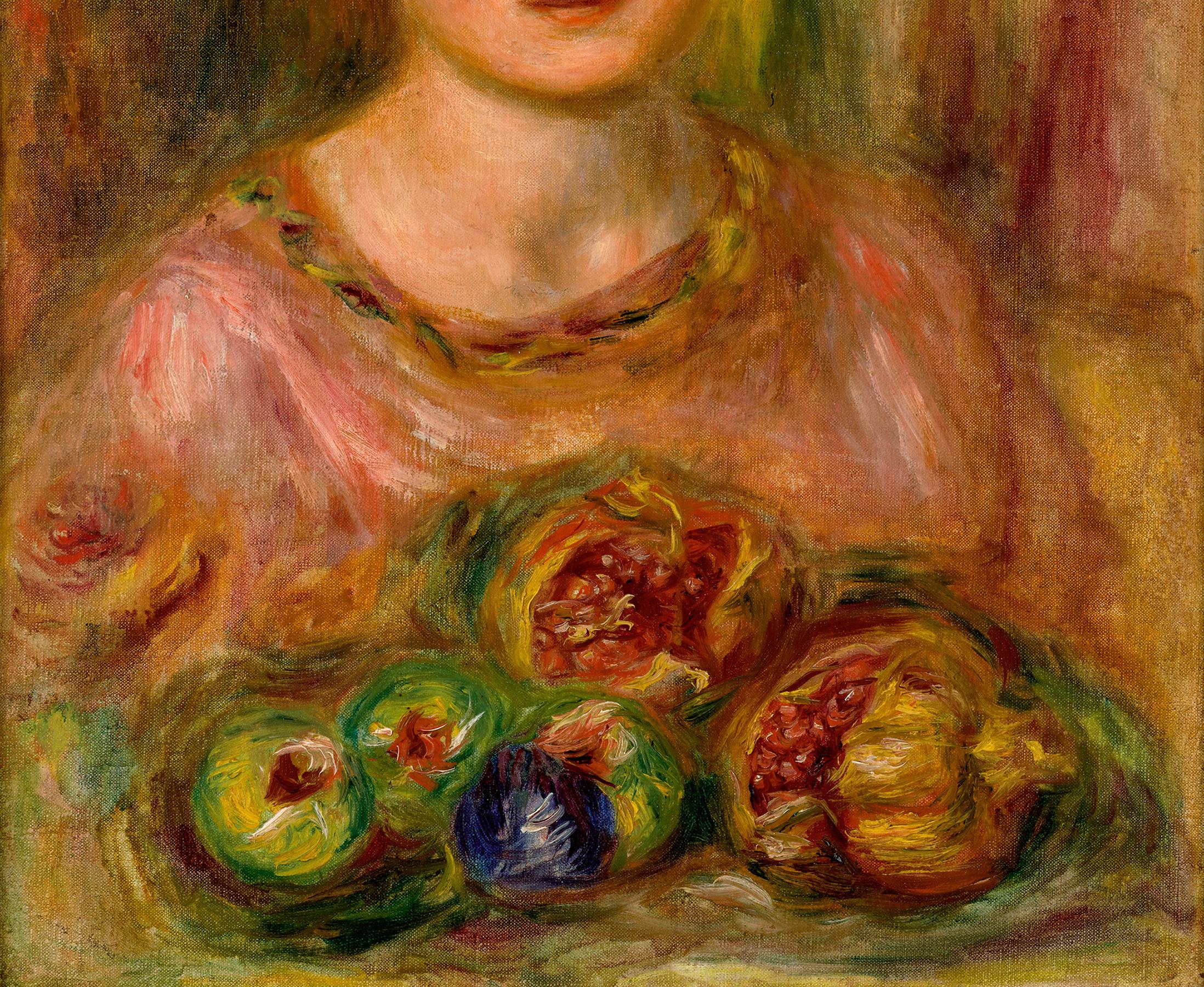 Pierre-Auguste Renoir
1841-1919  Francese

Gabrielle aux grenades
(Gabrielle con i melograni)

Firmato 