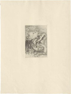 Le Chapeau Epinglé - Aguafuerte de Pierre Auguste Renoir - 1921