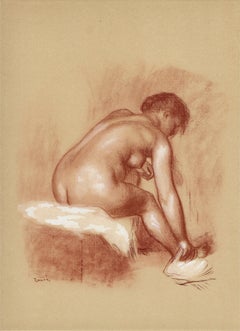 Pierre-Auguste Renoir (after) - "Nu" (Nude) Lithograph, 1885/1948
