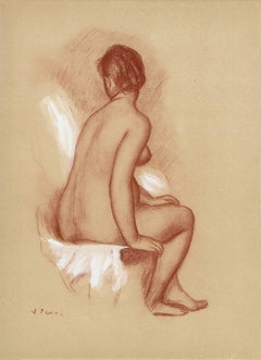Pierre-Auguste Renoir (after) - "Nu" (Nude) Lithograph, 1885/1948