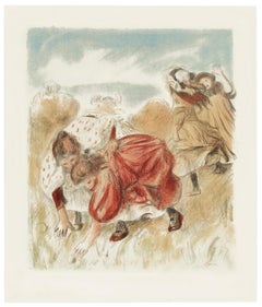 PIERRE-AUGUSTE RENOIR  "Enfants jouant à la balle"