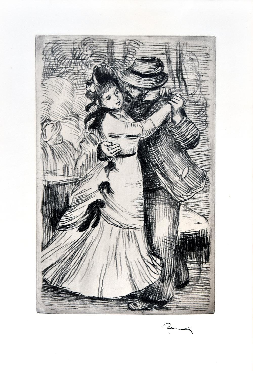 Pierre Auguste Renoir Figurative Print - La Danse à la Campagne (Dance in the Country)