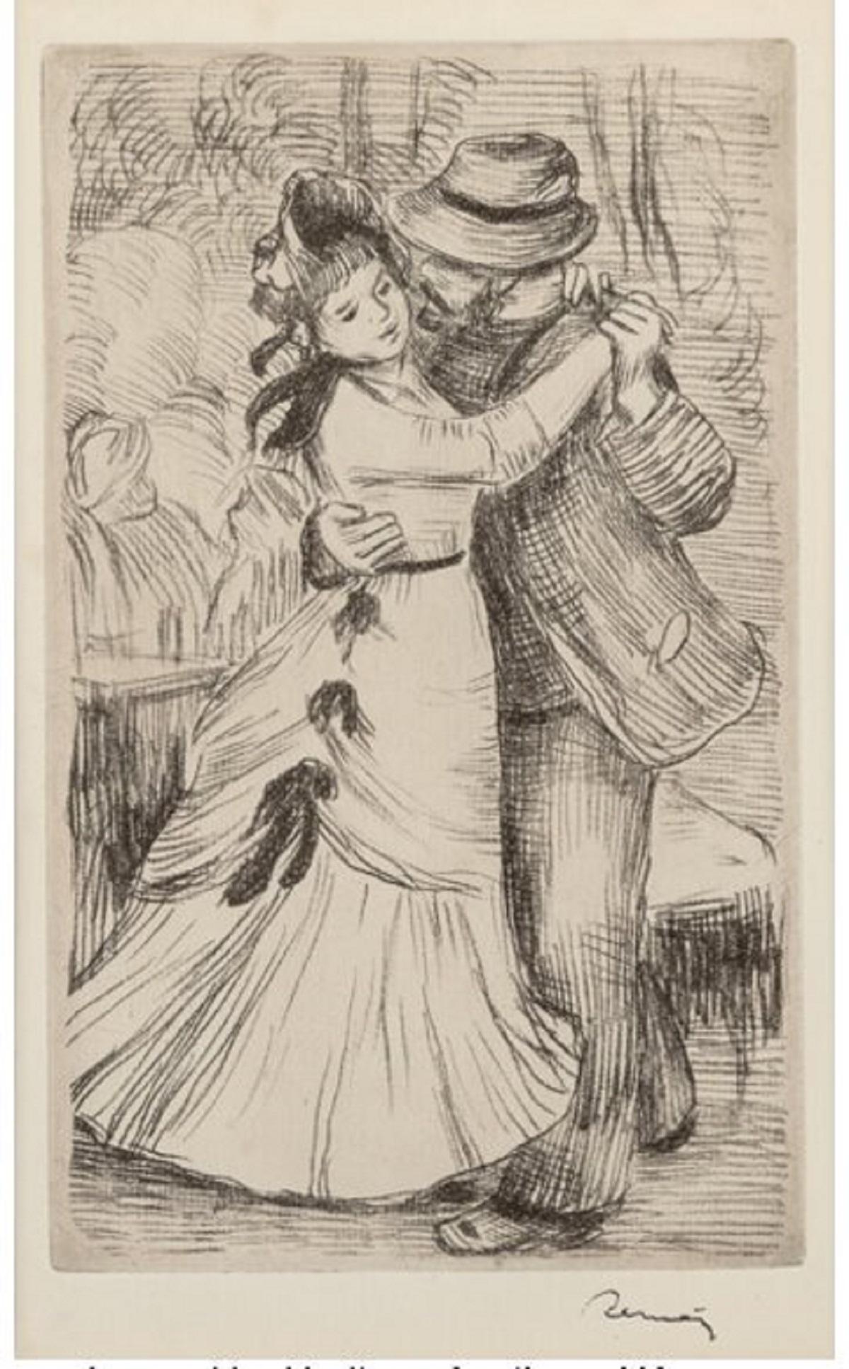 Pierre-Auguste Renoir « La danse à la campagne » - Impressionnisme Print par Pierre Auguste Renoir