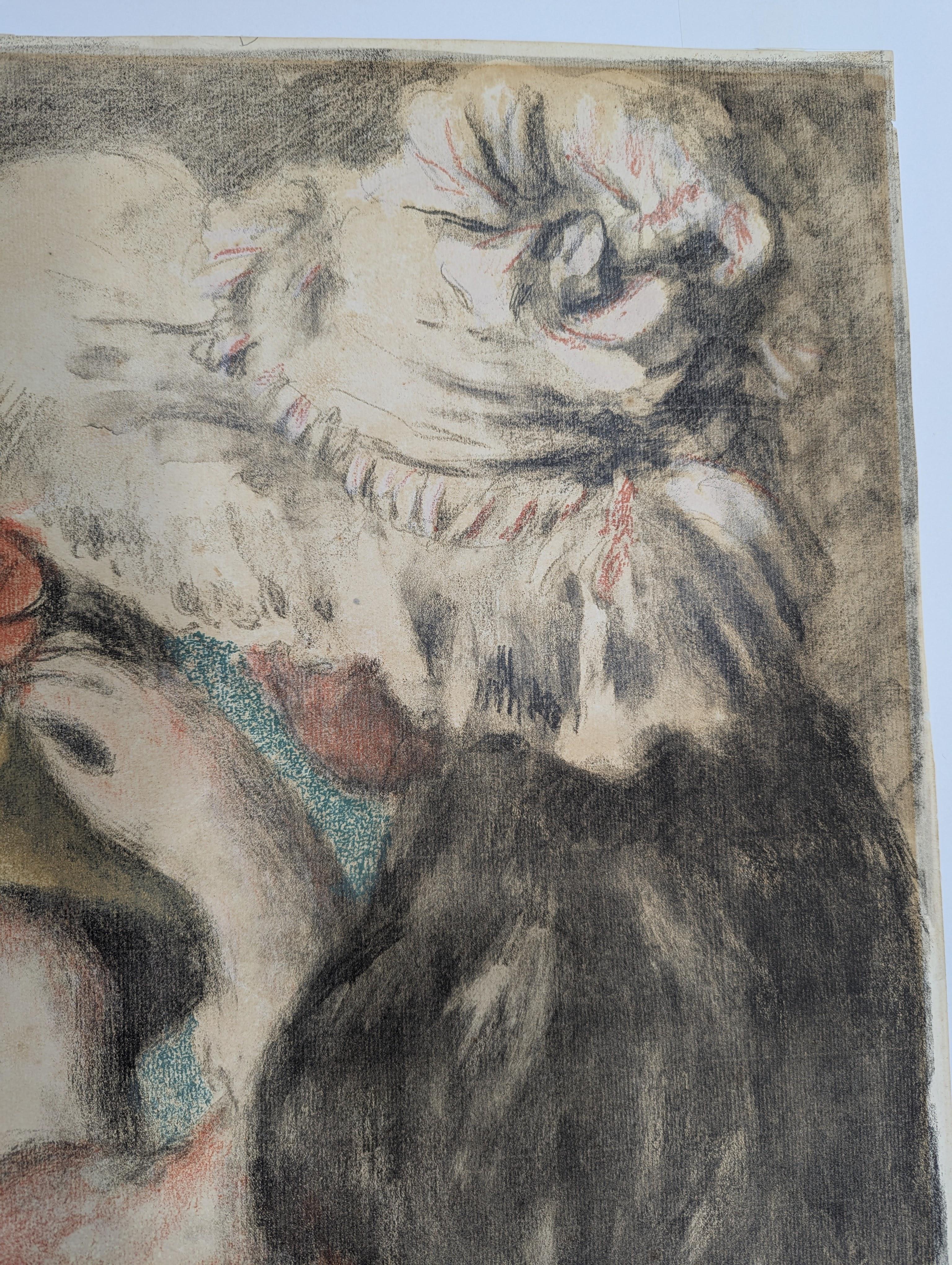Pierre-Auguste Renoir (francés 1841-1919)
Le Chapeau Épinglé, 2e planche (Delteil 30)
Litografía en colores
59,9 x 49,6 cm (hoja)
41 