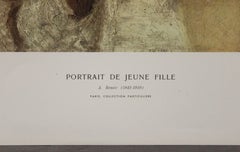 Portrait De Jeune Fille-Poster. Printed in Italy.