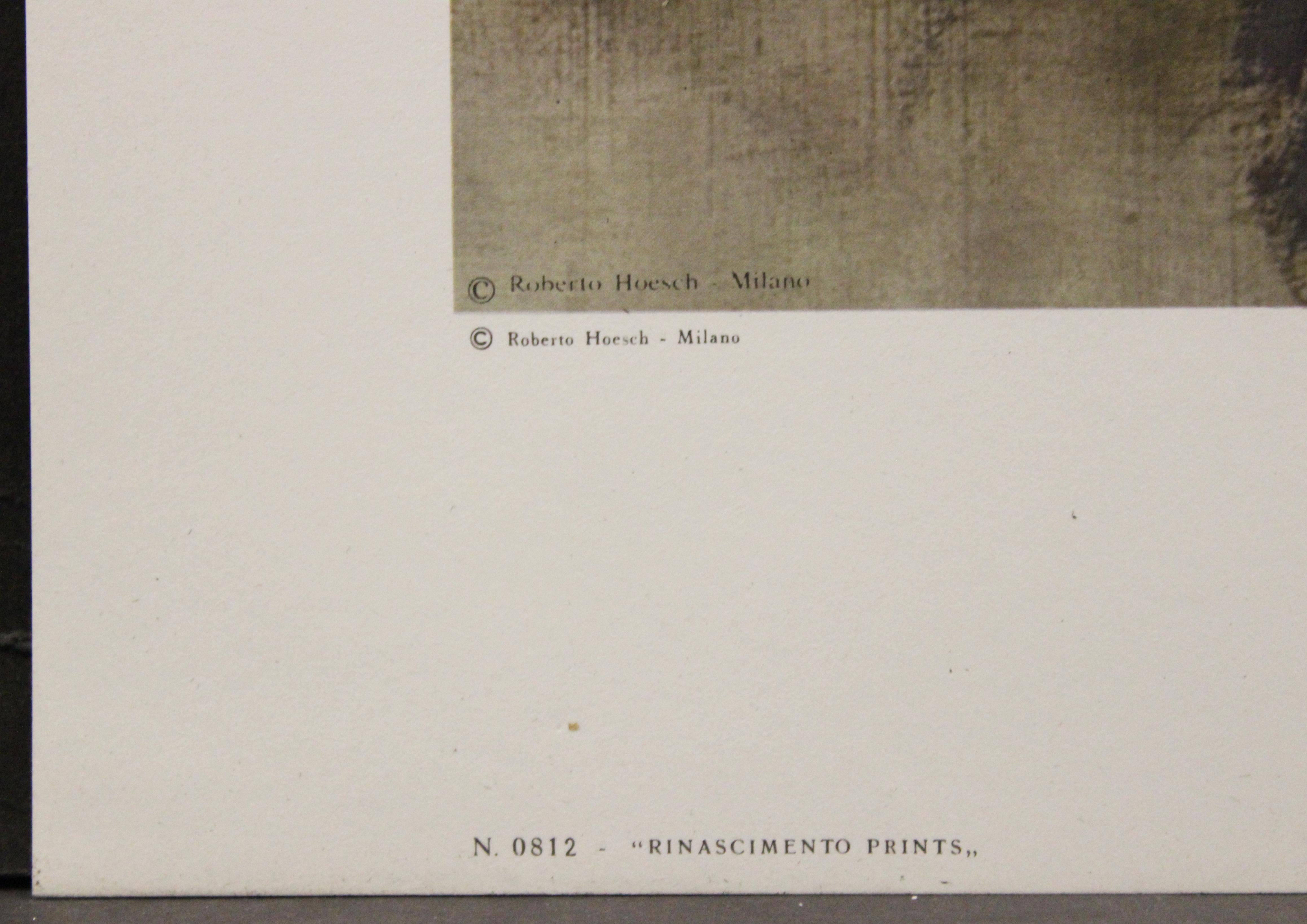 Portrait de modle- Poster. Imprimé en Italie. - Noir Portrait Print par Pierre Auguste Renoir
