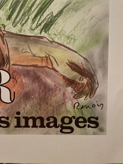 "Renoir: The Man and His Images" exhibit poster (reproduction) for Paris Museum