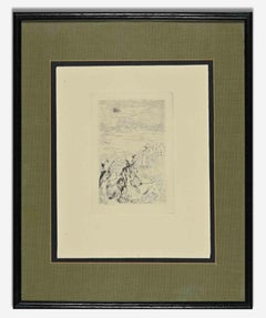 Sur la Plage - Etching After Pierre Auguste Renoir - 1921