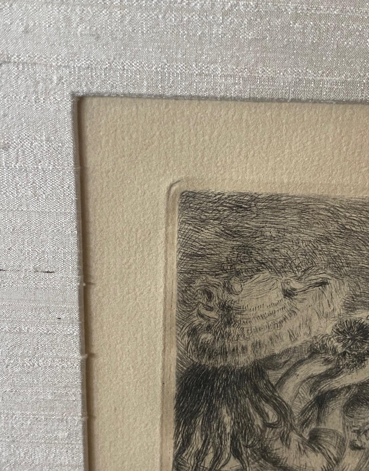Pierre-Auguste Renoir Etching Le Chapeau Epingle (The Hat Pin or Pinning) For Sale 1