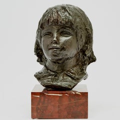 Pierre Auguste Renoir French, 1841-1919 Buste de Coco, 1907