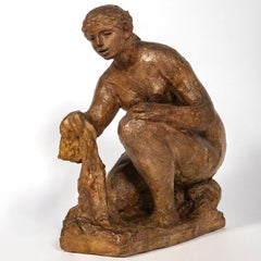 Pierre Auguste Renoir French, 1841-1919 La Petite Laveuse or L'Eau de la Petite