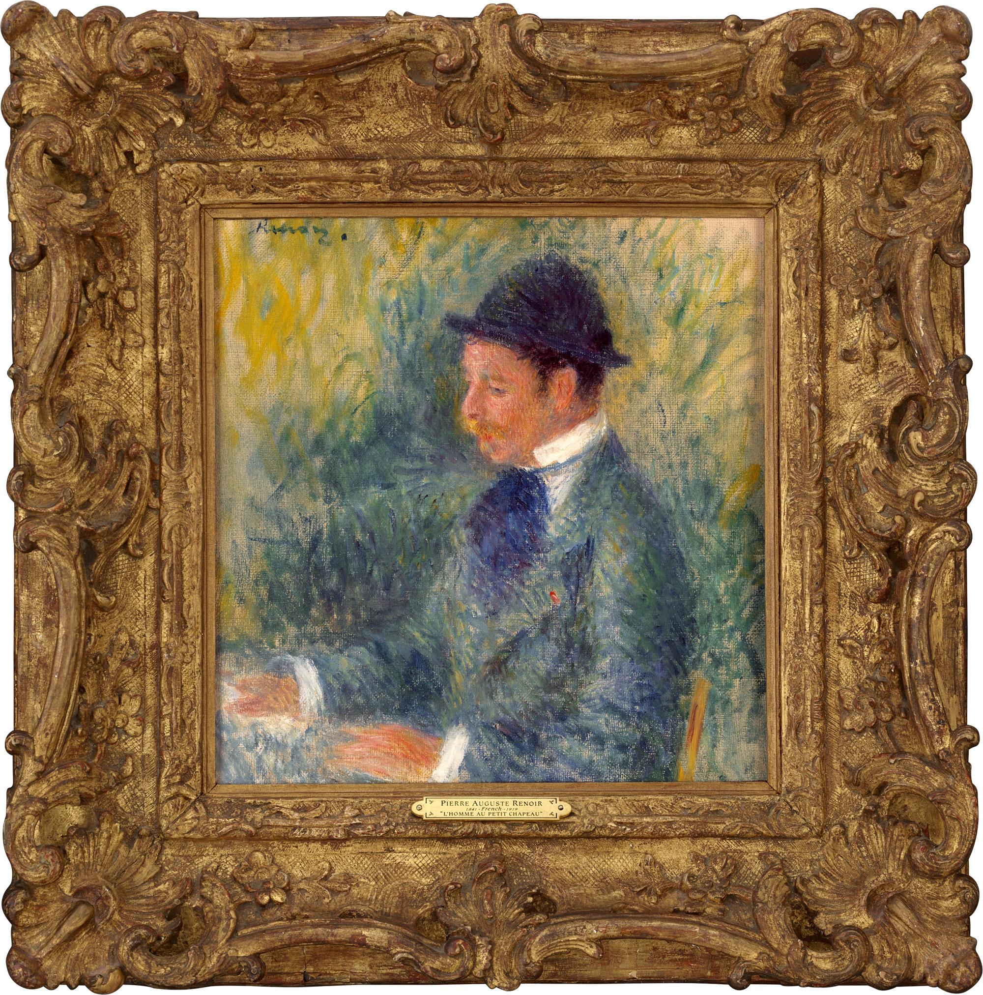 L'homme au Petit Chapeau de Pierre-Auguste Renoir 1