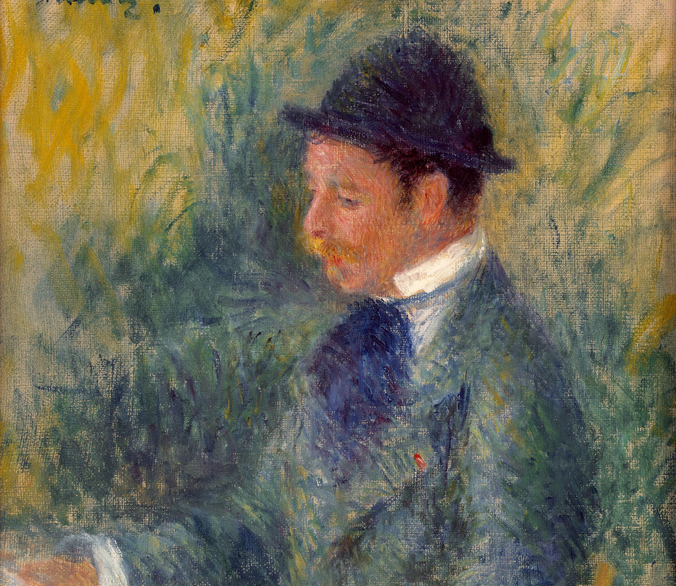 L'homme au Petit Chapeau de Pierre-Auguste Renoir 2