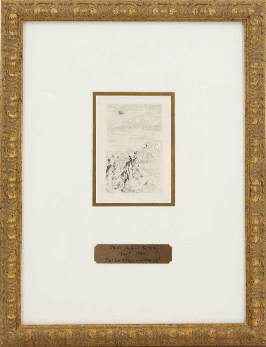 Pierre-Auguste Renoir (1841-1919) - En la playa de Bernegal en venta 1