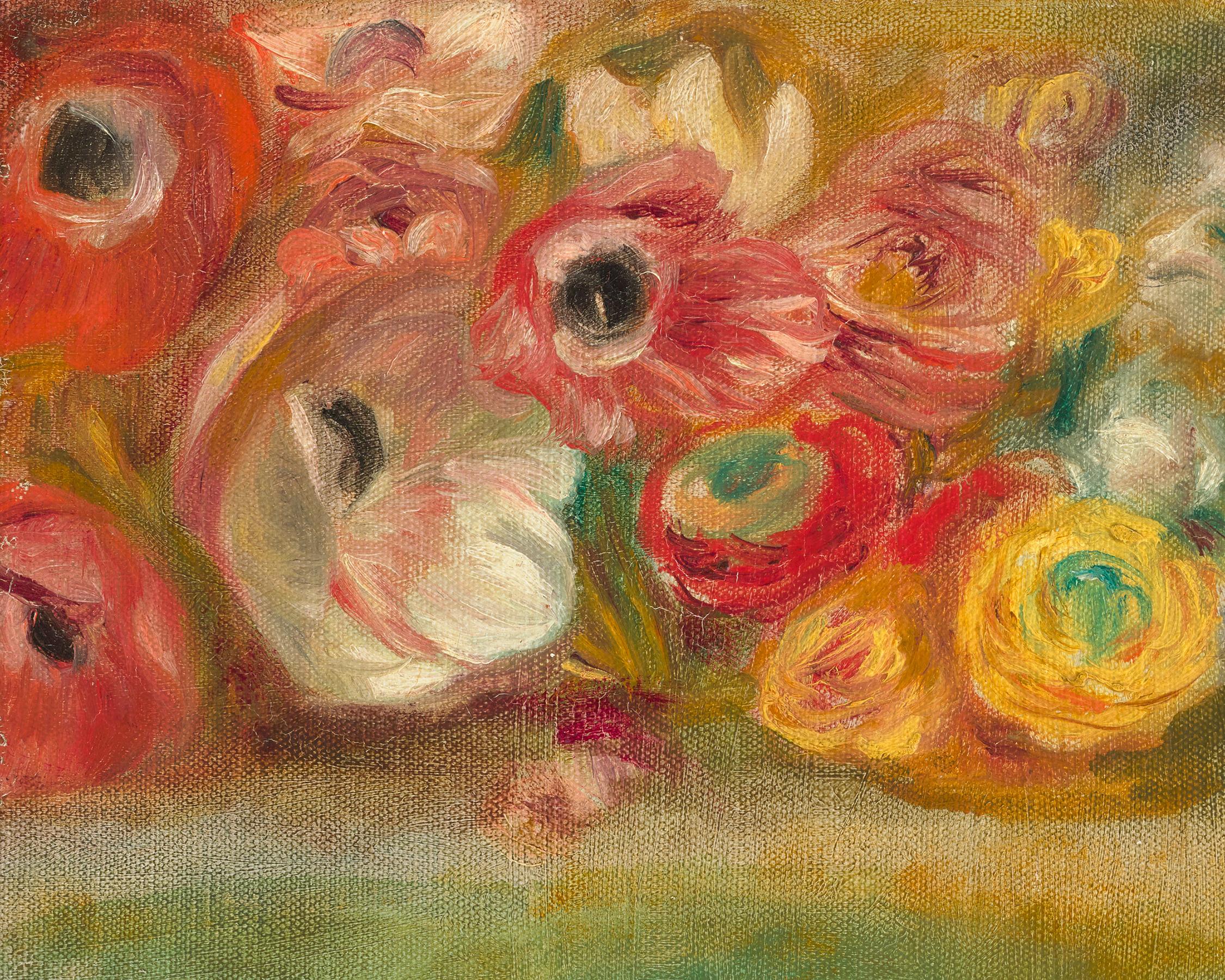 Portrait De Coco Et Fleurs By Pierre-Auguste Renoir For Sale 3