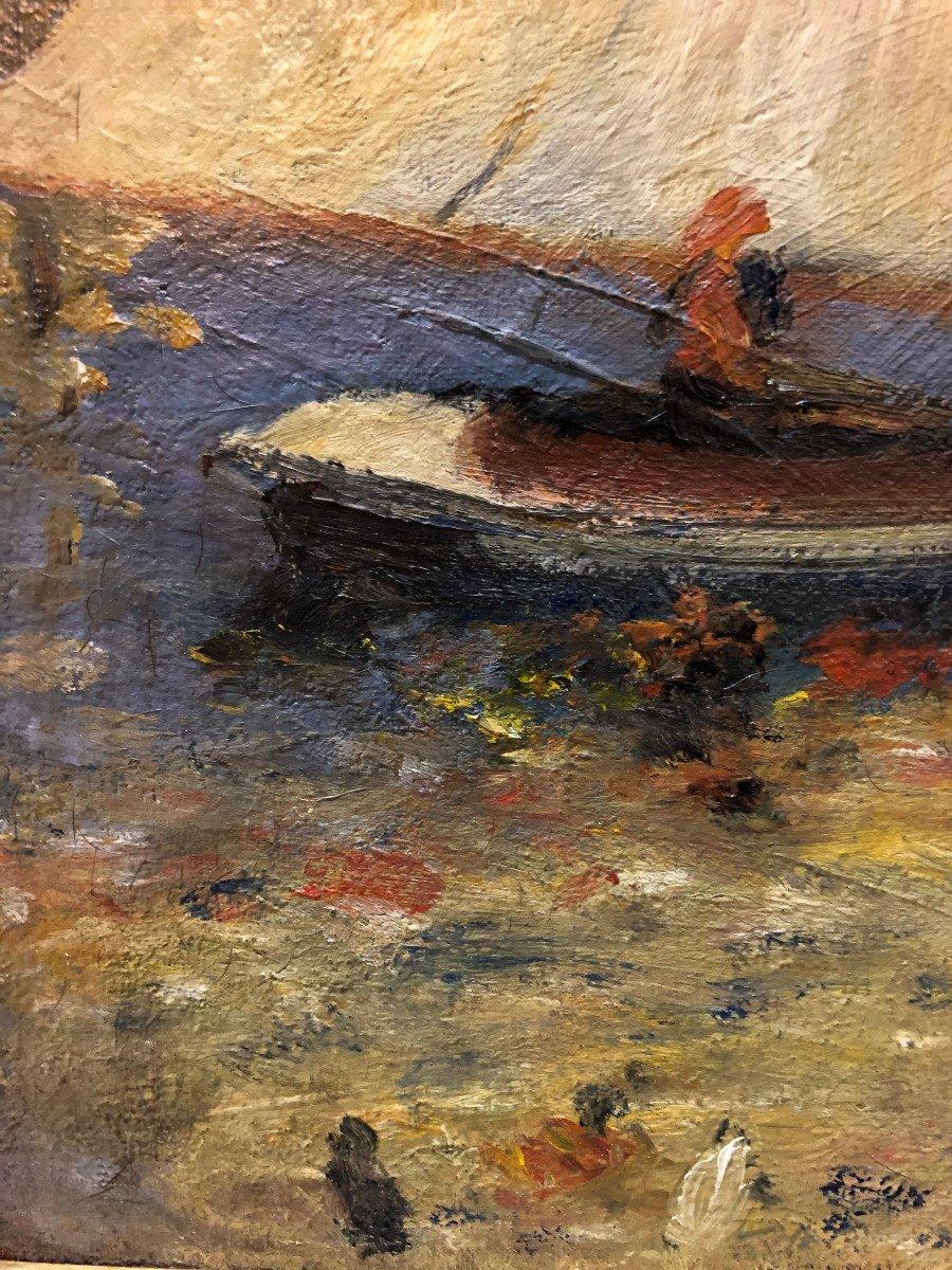 La Senna ad Argenteuil, dipinto ad olio da Pierre-Auguste Renoir, impressionista 5