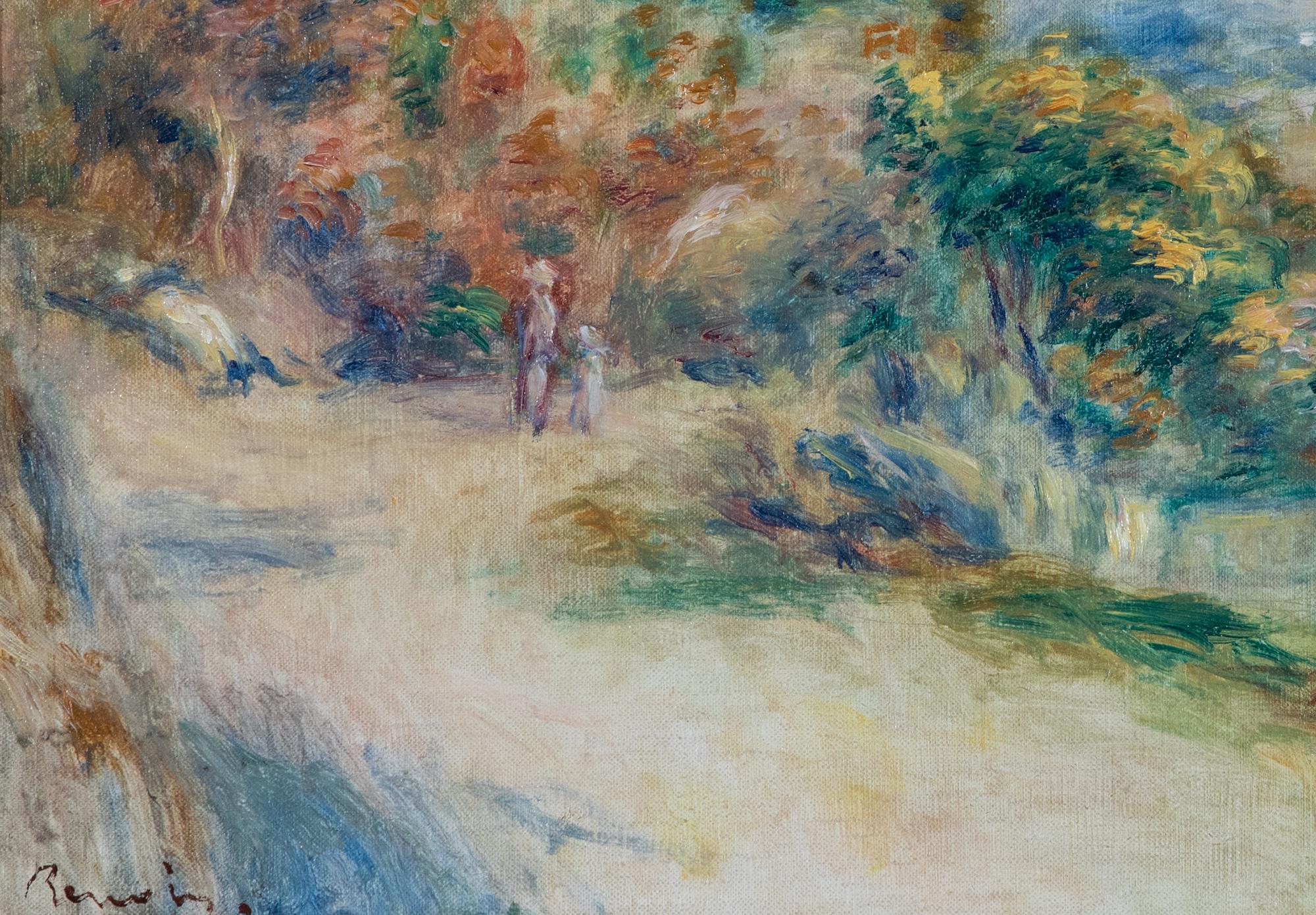 Vue prise des Collettes, Cagnes de Pierre-Auguste Renoir - Peinture de paysage en vente 2