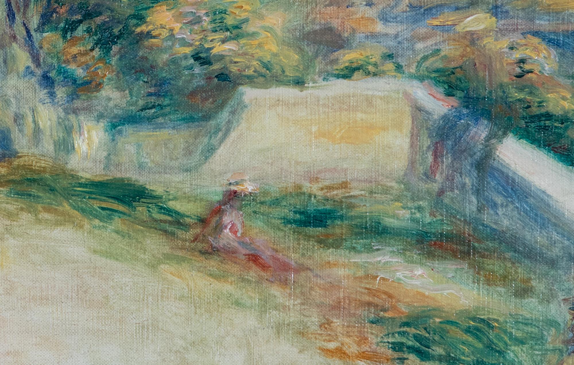 Vue prise des Collettes, Cagnes de Pierre-Auguste Renoir - Peinture de paysage en vente 3