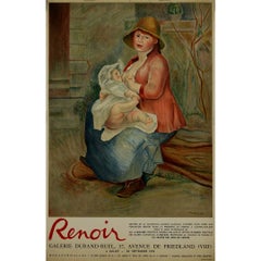 Il manifesto della mostra del 1955 presenta Mère donnant le sein di Pierre-Auguste Renoir