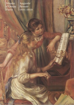 Vintage 1991 After Pierre-Auguste Renoir 'Jeunes Filles Au Piano'