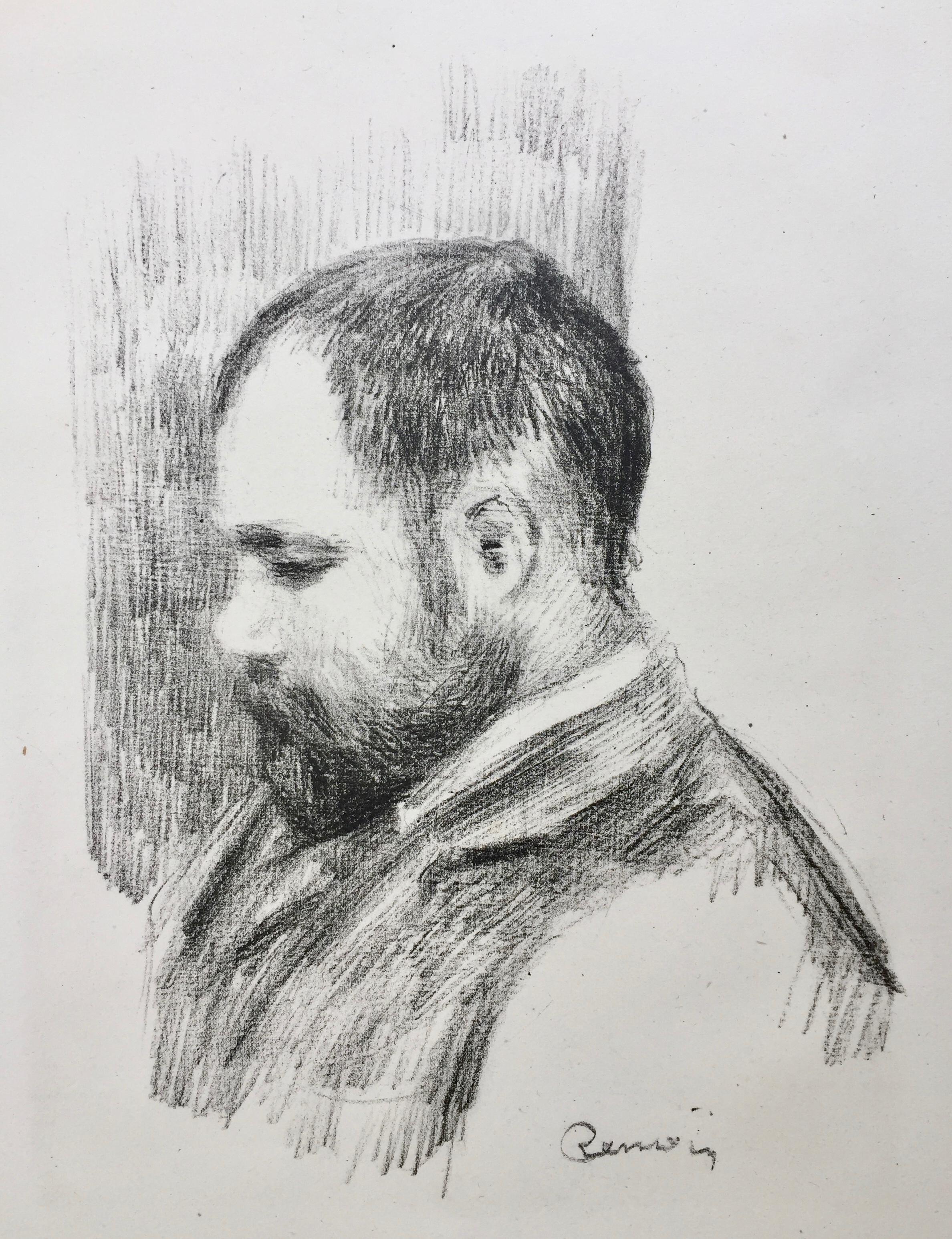 Ambroise Vollard - Art Dealer - Print by Pierre-Auguste Renoir