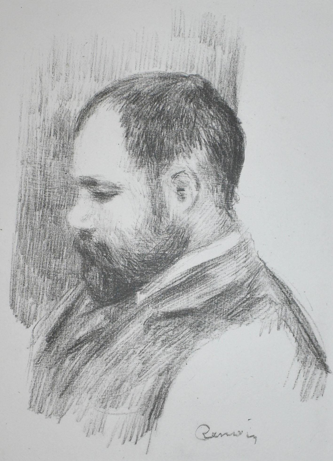 Ambroise Vollard - Print by Pierre-Auguste Renoir