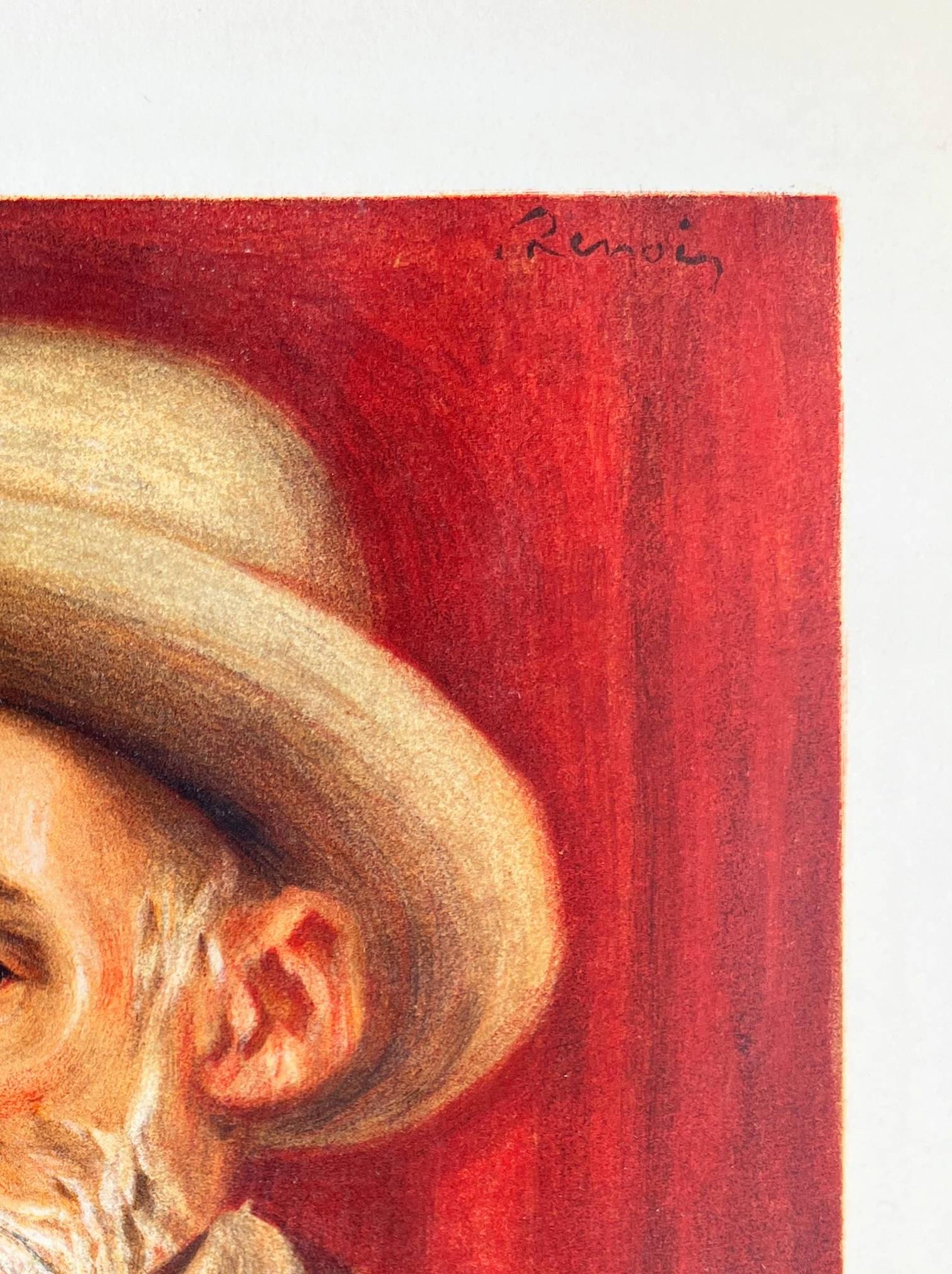 Autoritratto - Print Beige di Pierre-Auguste Renoir