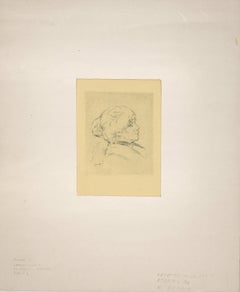 Berthe Morisot - Etching and Drypoint After A. Renoir - Early 1900