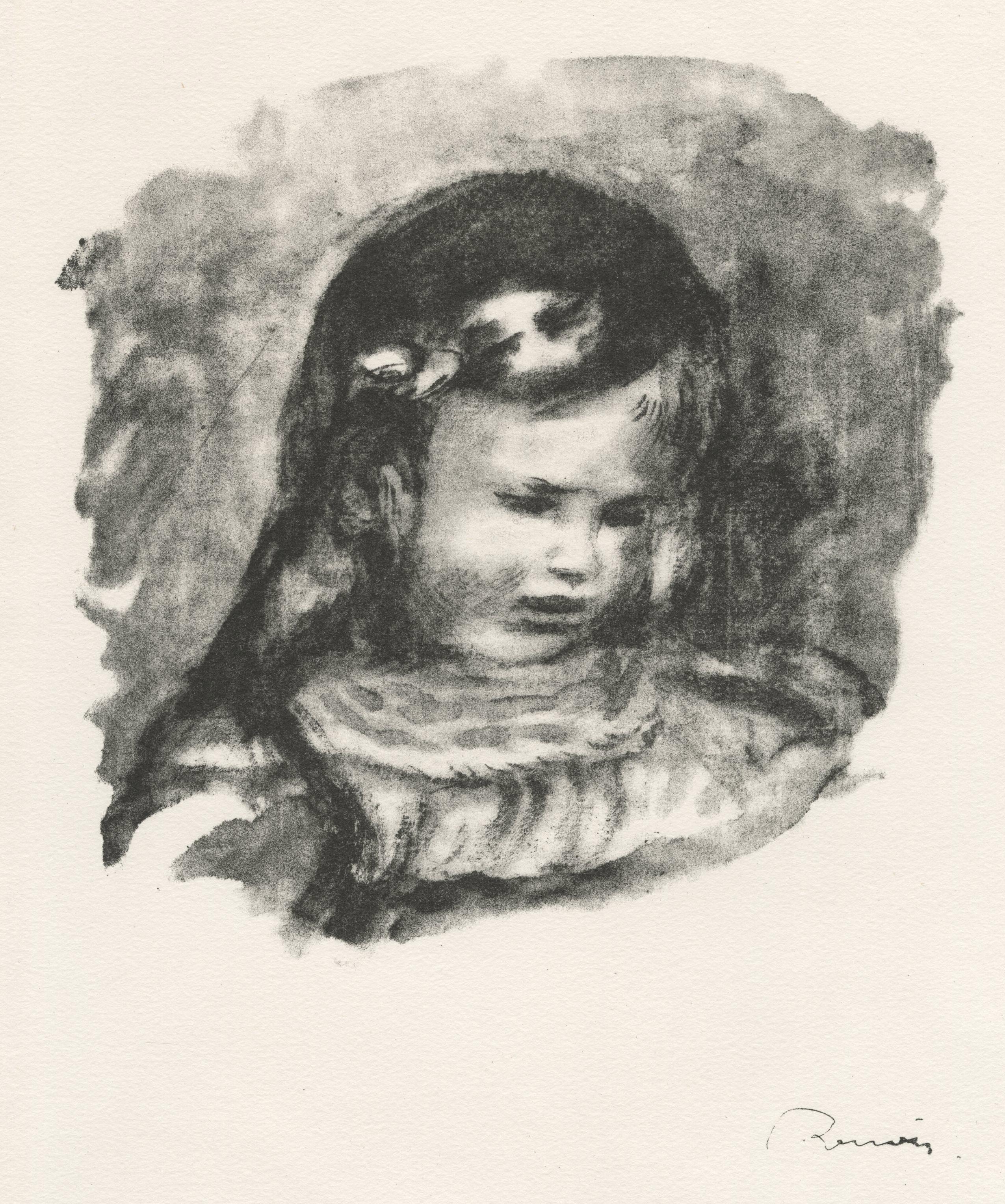 Claude Renoir, la Tete Baisee (Claude Renoir, Head Lowered)