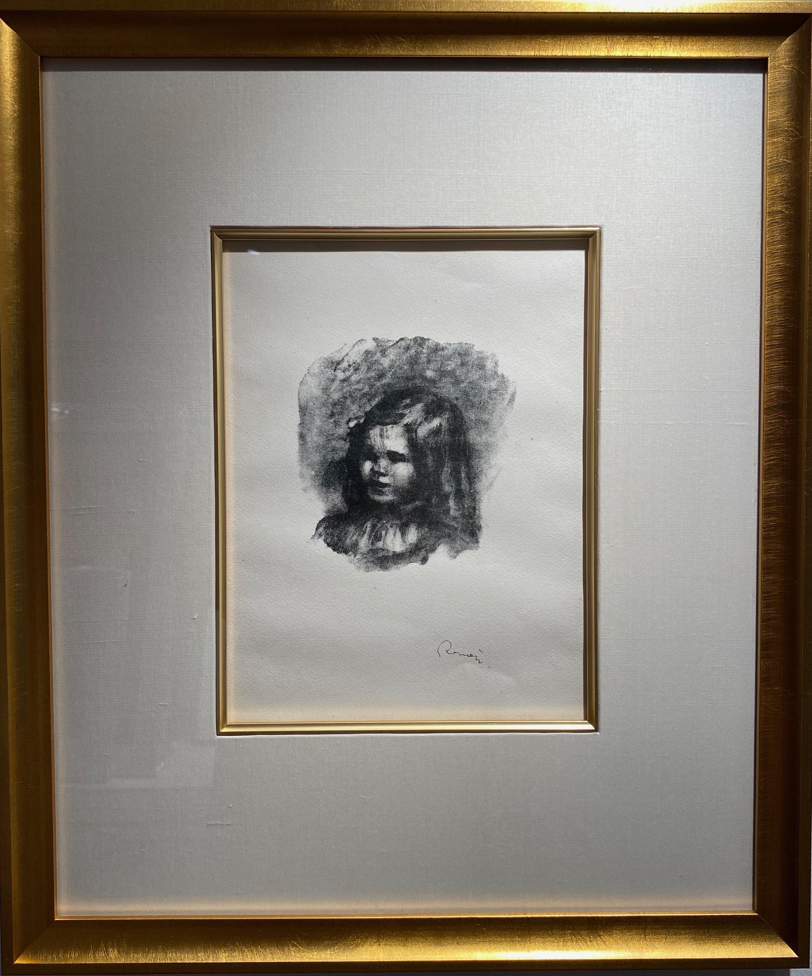 Pierre-Auguste Renoir Portrait Print - "Claude Renoir, tourné à gauche" (Claude Renoir, Turning Left) by Renoir