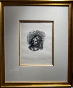 "Claude Renoir, tourné à gauche" (Claude Renoir, girando a sinistra) di Renoir