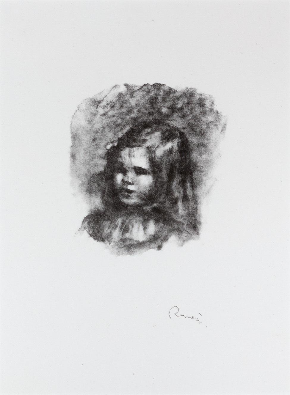 Originallithographie „Claude Renoir, tourn a gauche“ von Pierre-Auguste Renoir 2