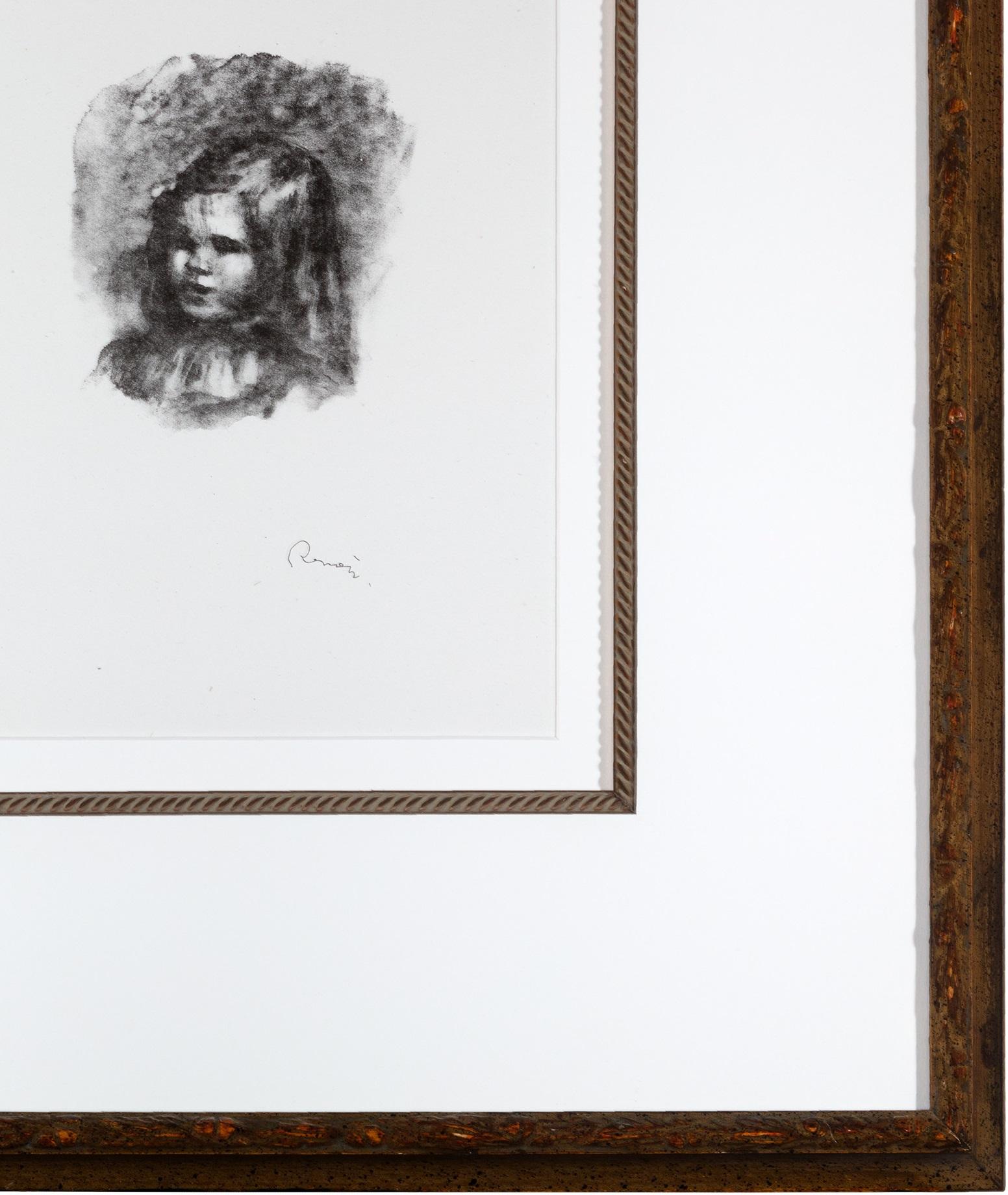 Originallithographie „Claude Renoir, tourn a gauche“ von Pierre-Auguste Renoir 4