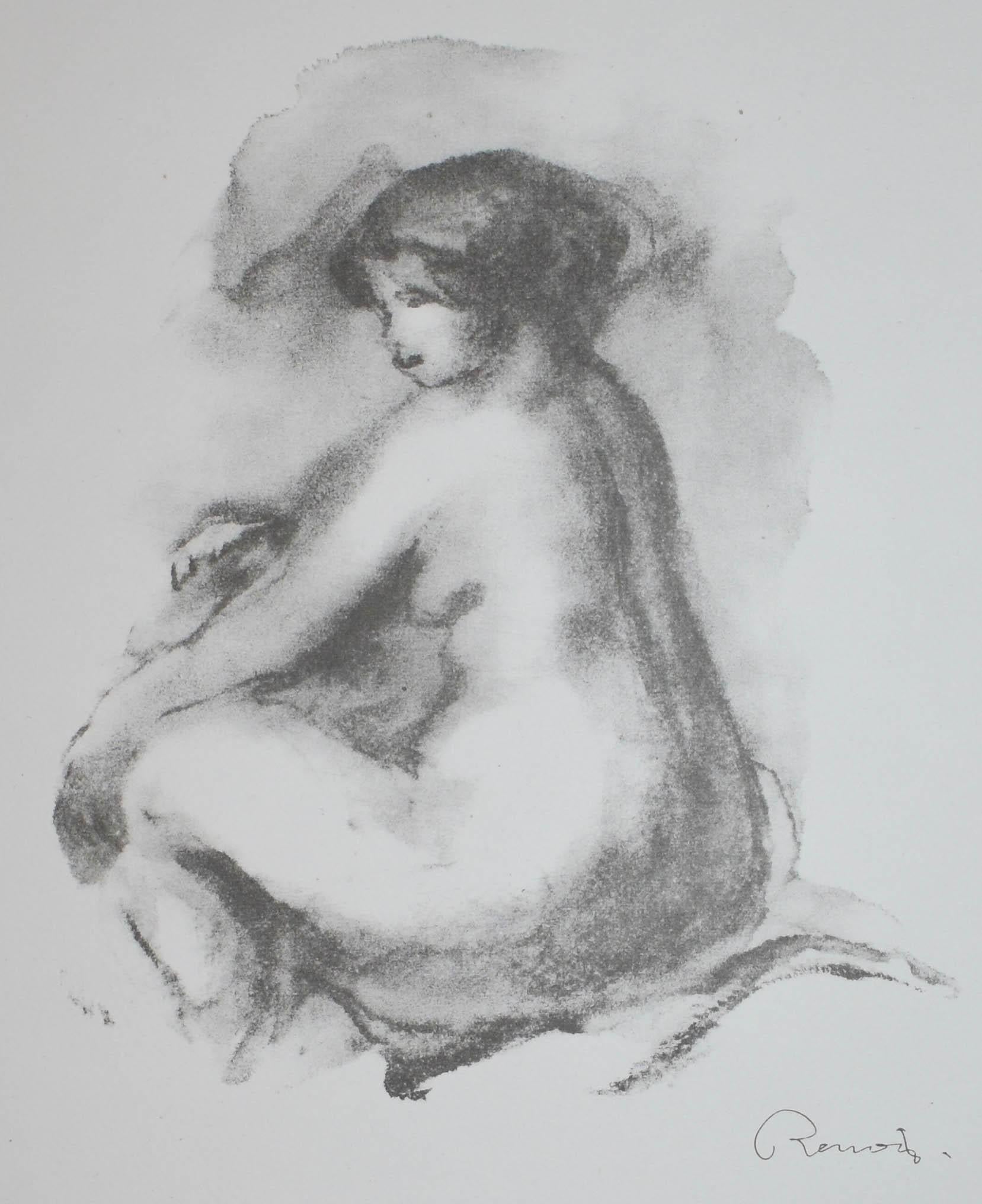 Etude de Femme Nue, Assise - Print by Pierre-Auguste Renoir