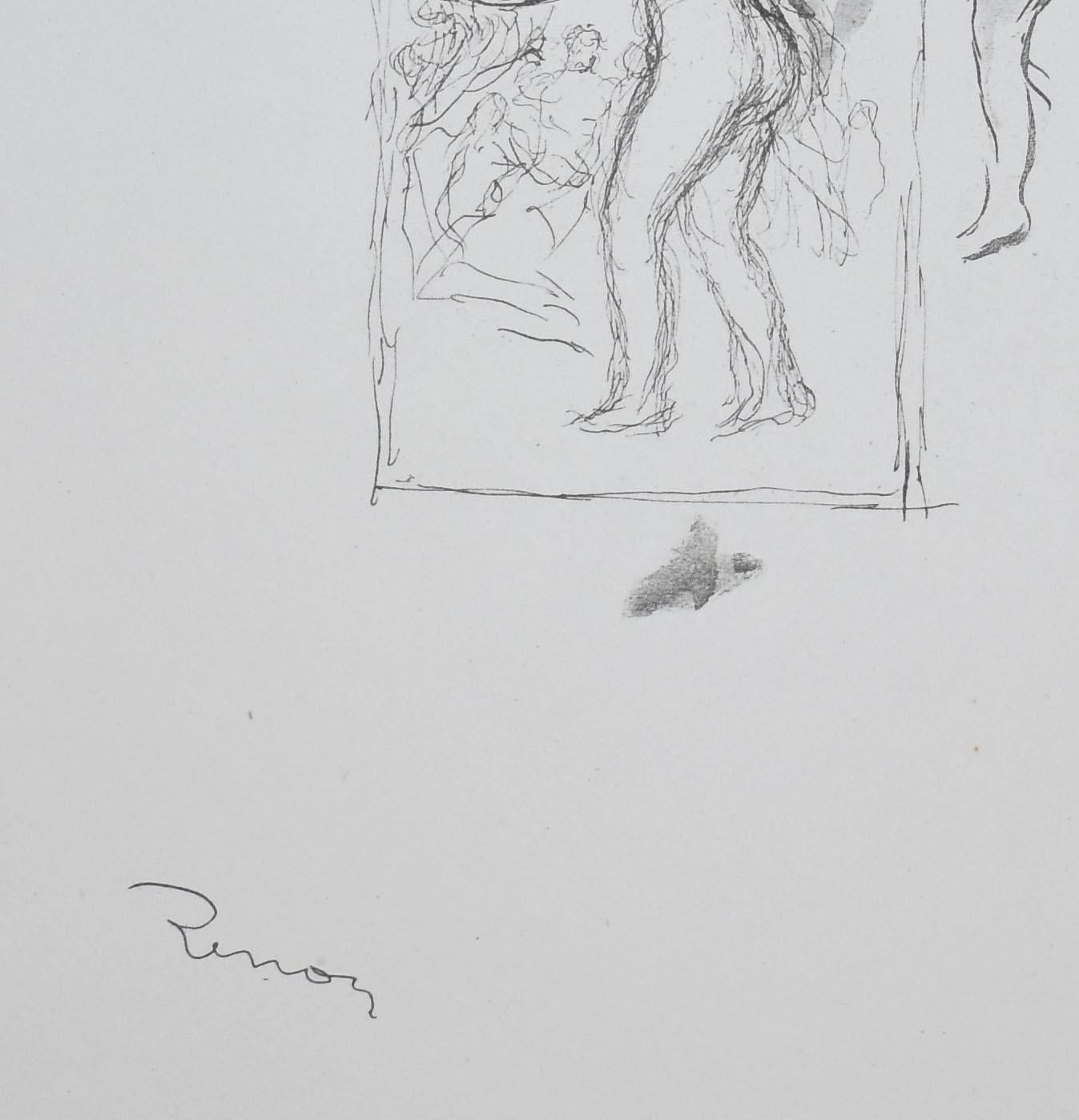 renoir pencil drawings